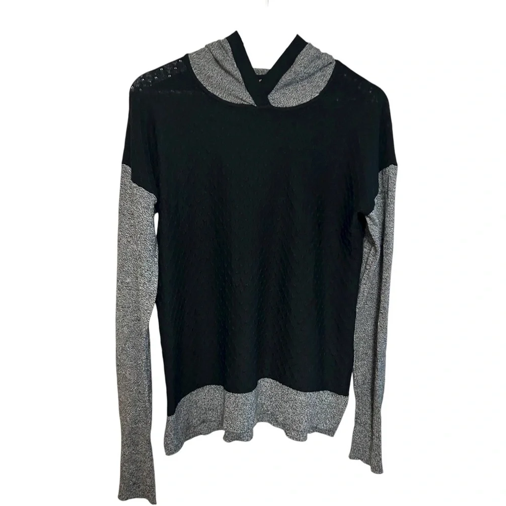 SMARTWOOL S SHADOW PINE HOODIE SWEATER wool blend lightweight outdoors casual - Picture 4 of 16